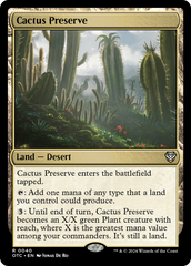 Cactus Preserve - Magic: The Gathering - MoxLand