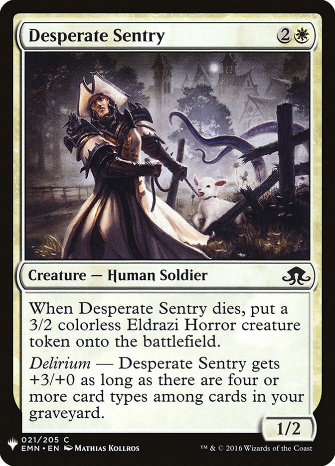Sentinela Desesperada / Desperate Sentry - Magic: The Gathering - MoxLand