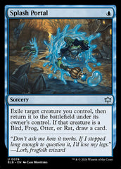 Portal Aquático / Splash Portal - Magic: The Gathering - MoxLand