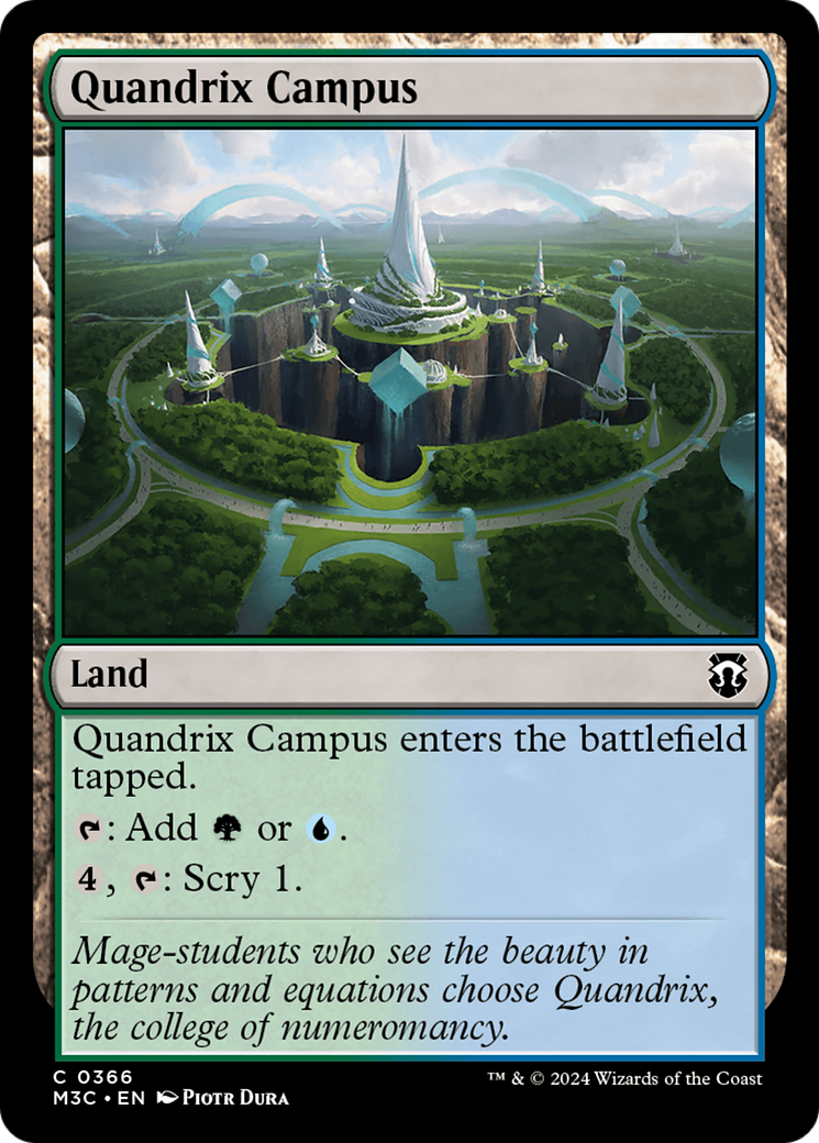 Campus de Quandrix / Quandrix Campus - Magic: The Gathering - MoxLand