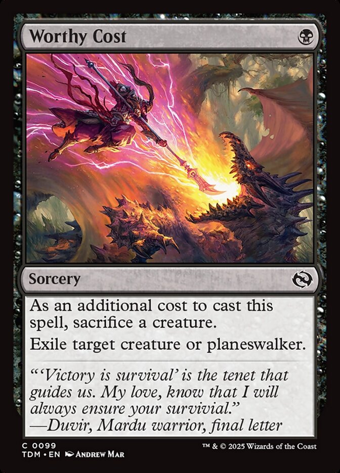 Custo Digno / Worthy Cost - Magic: The Gathering - MoxLand