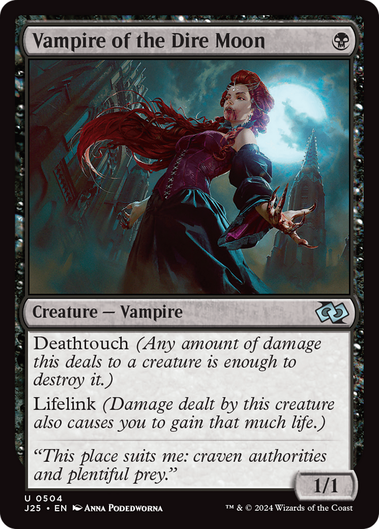 Vampira da Lua Macabra / Vampire of the Dire Moon - Magic: The Gathering - MoxLand