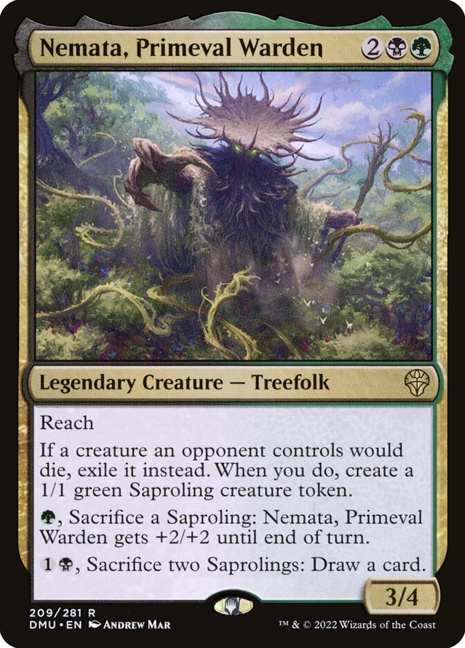 Nemata, Guardiã Primordial / Nemata, Primeval Warden - Magic: The Gathering - MoxLand