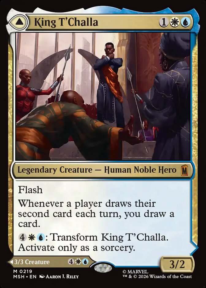 King T'Challa / Black Panther, Hope Enduring - Magic: The Gathering - MoxLand