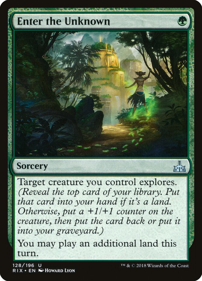 Adentrar o Desconhecido / Enter the Unknown - Magic: The Gathering - MoxLand