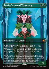 Visionária da Coroa de Folhas / Leaf-Crowned Visionary - Magic: The Gathering - MoxLand