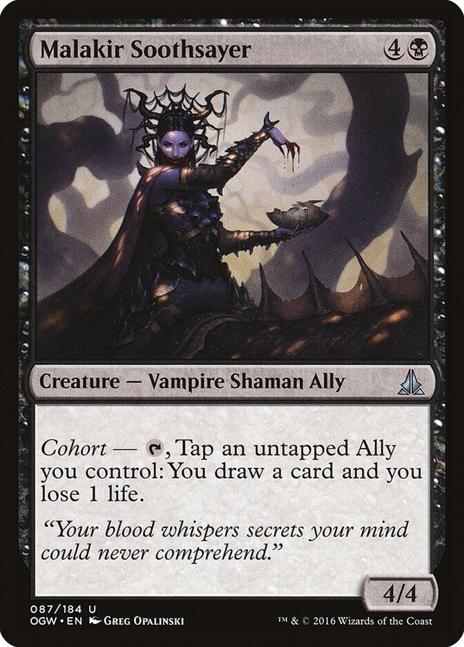 Adivinha de Malakir / Malakir Soothsayer - Magic: The Gathering - MoxLand