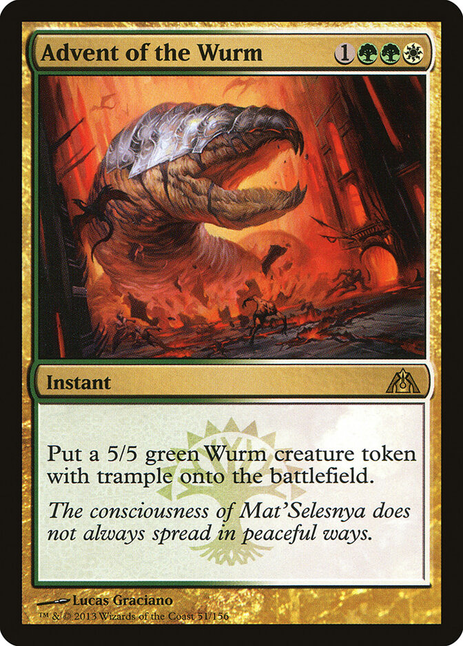 Advento do Vorme / Advent of the Wurm - Magic: The Gathering - MoxLand
