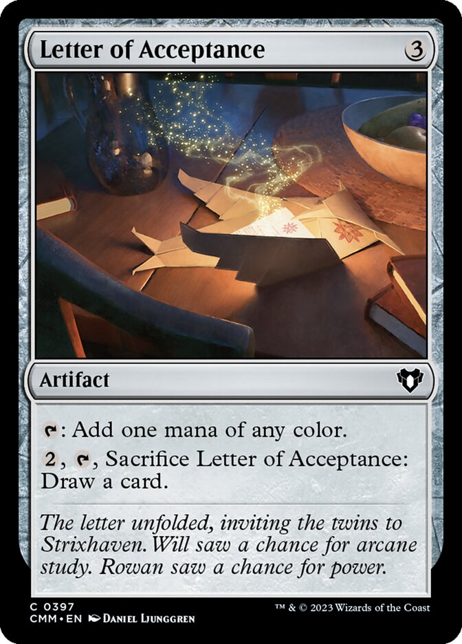 Carta de Aceitação / Letter of Acceptance - Magic: The Gathering - MoxLand