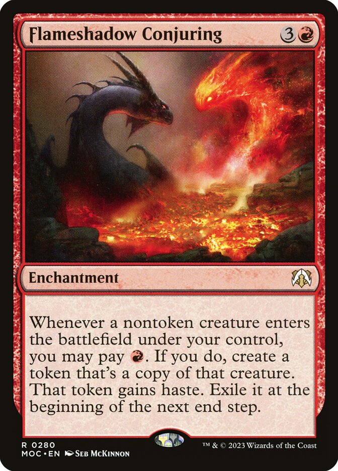 Conjuração de Sombra Ígnea / Flameshadow Conjuring - Magic: The Gathering - MoxLand
