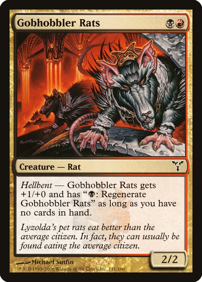 Ratos Gosmentos / Gobhobbler Rats - Magic: The Gathering - MoxLand