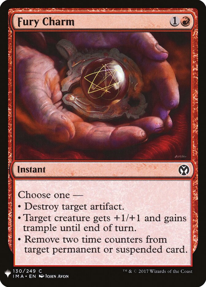 Medalhão da Fúria / Fury Charm - Magic: The Gathering - MoxLand