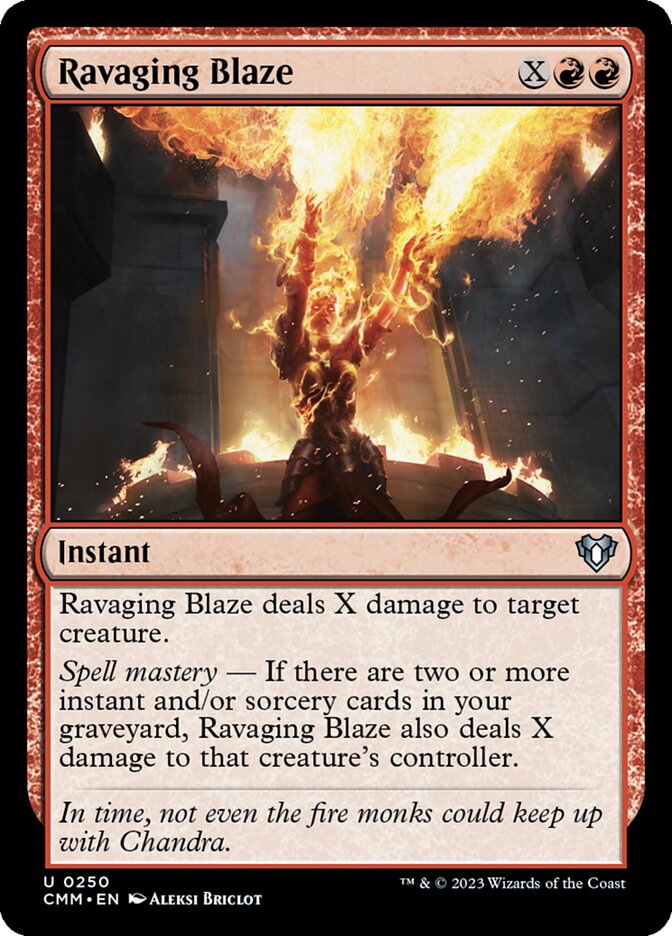 Incêndio Furioso / Ravaging Blaze - Magic: The Gathering - MoxLand
