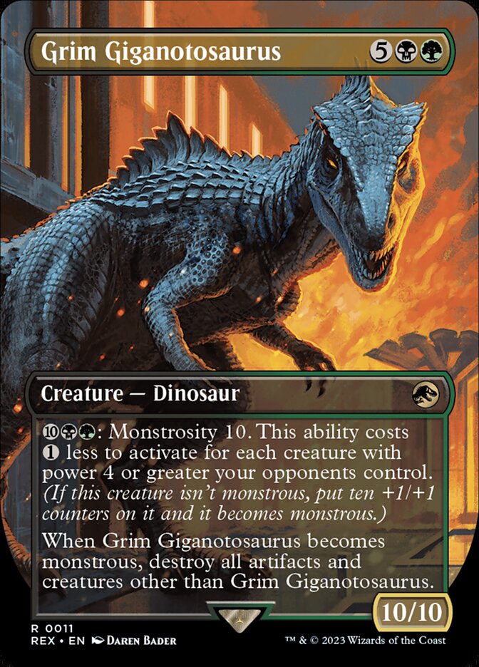 Giganotossauro Sinistro / Grim Giganotosaurus - Magic: The Gathering - MoxLand