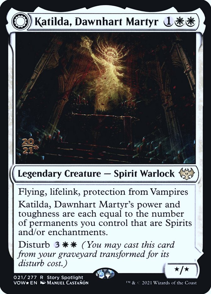 Katilda, Mártir Cervo da Aurora / Katilda, Dawnhart Martyr - Magic: The Gathering - MoxLand