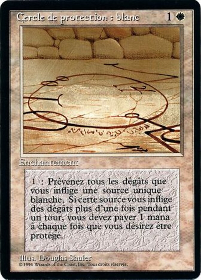 Círculo de Proteção: Branco / Circle of Protection: White - Magic: The Gathering - MoxLand
