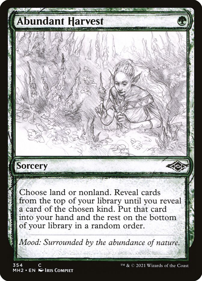 Safra Abundante / Abundant Harvest - Magic: The Gathering - MoxLand