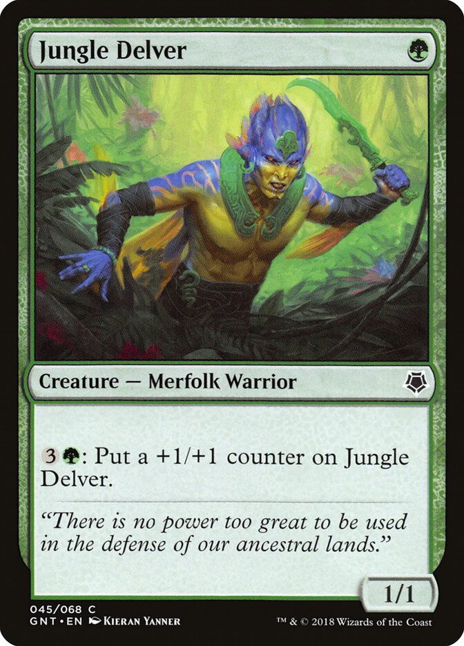 Incursor das Selvas / Jungle Delver - Magic: The Gathering - MoxLand