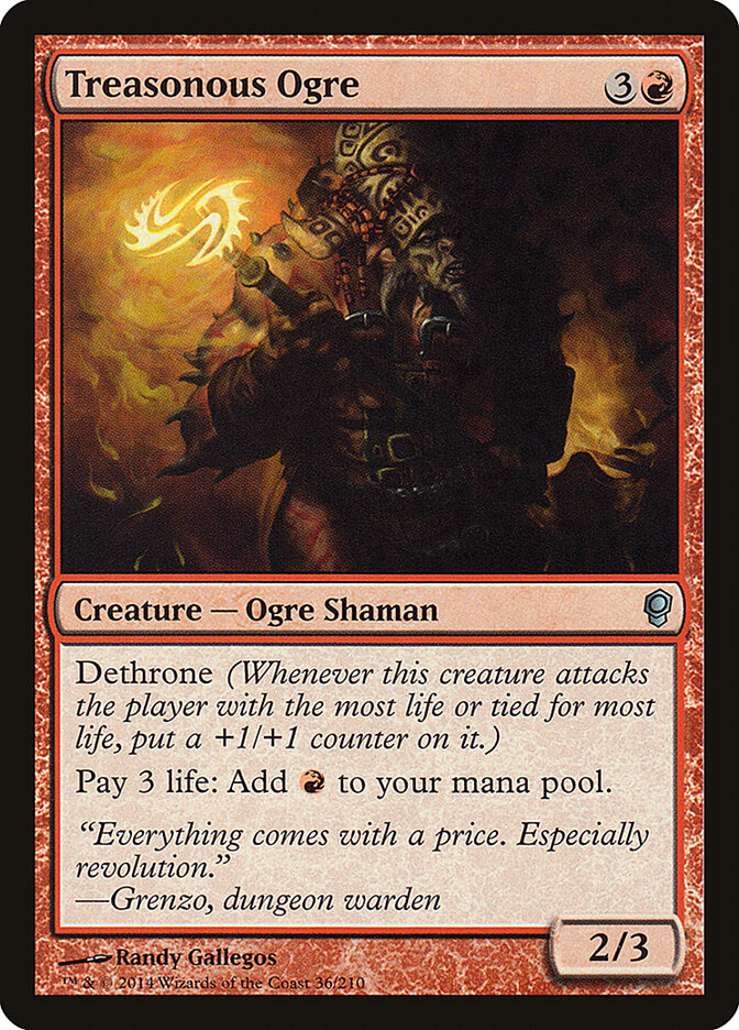 Treasonous Ogre - Magic: The Gathering - MoxLand