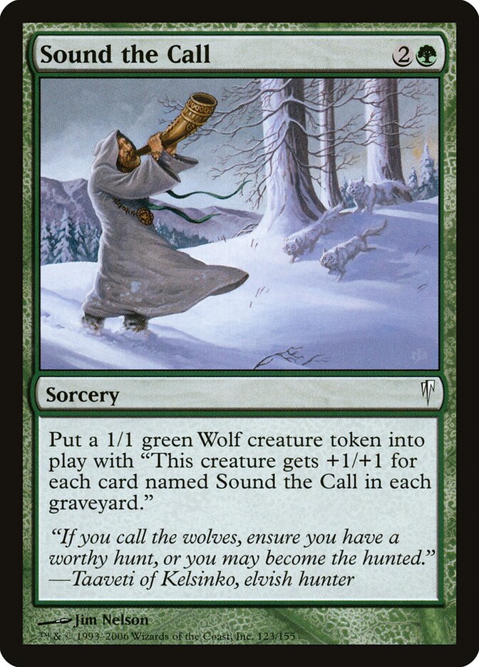Soar o Chamado / Sound the Call - Magic: The Gathering - MoxLand