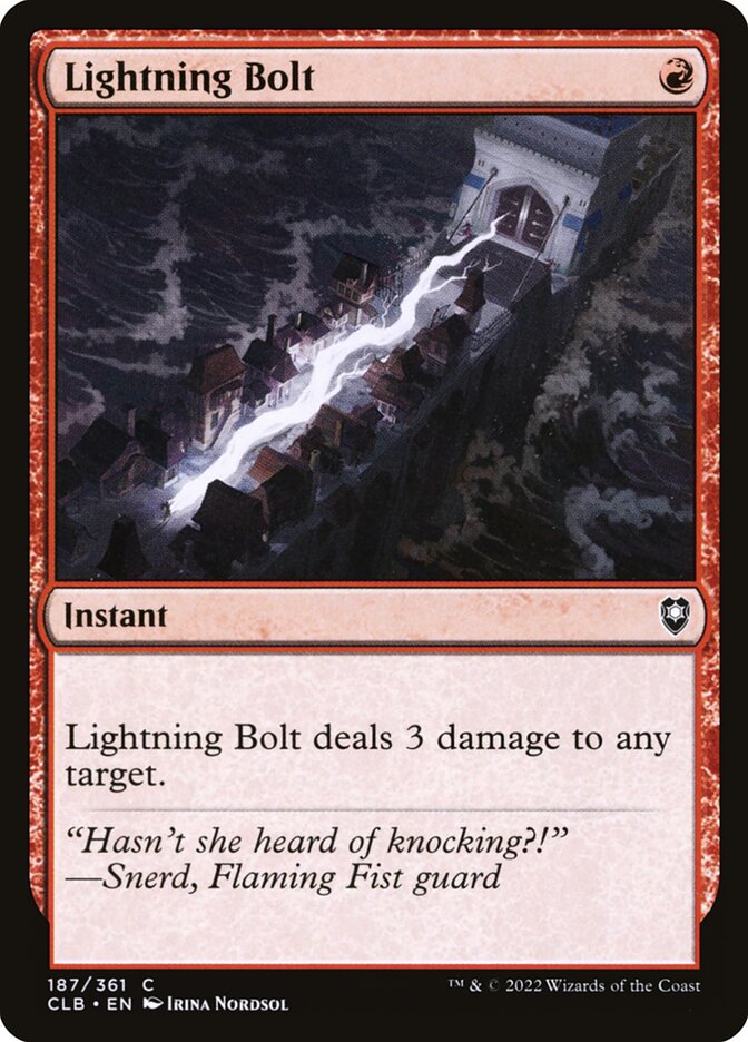 Raio / Lightning Bolt - Magic: The Gathering - MoxLand