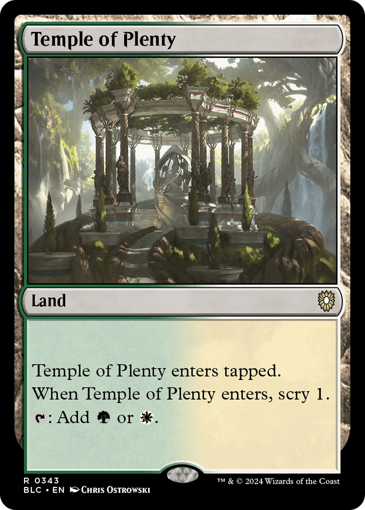 Templo da Fartura / Temple of Plenty - Magic: The Gathering - MoxLand