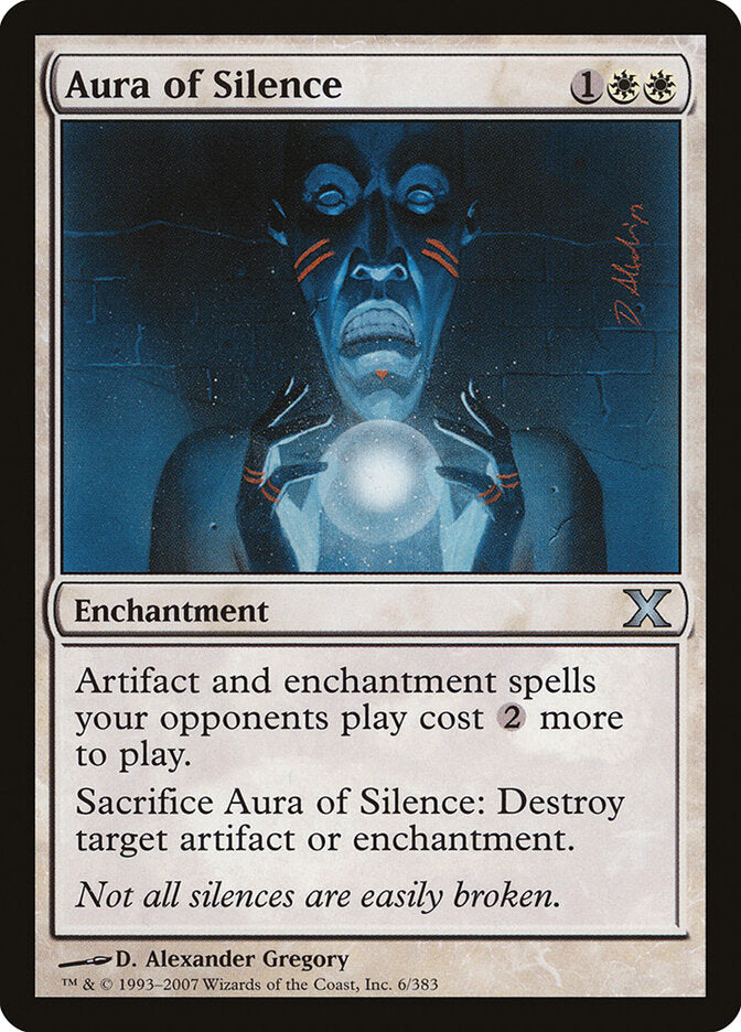 Aura de Silêncio / Aura of Silence - Magic: The Gathering - MoxLand