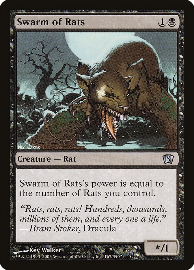 Rataria / Swarm of Rats - Magic: The Gathering - MoxLand