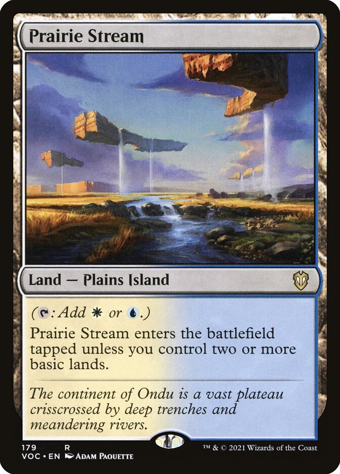 Riacho da Pradaria / Prairie Stream - Magic: The Gathering - MoxLand