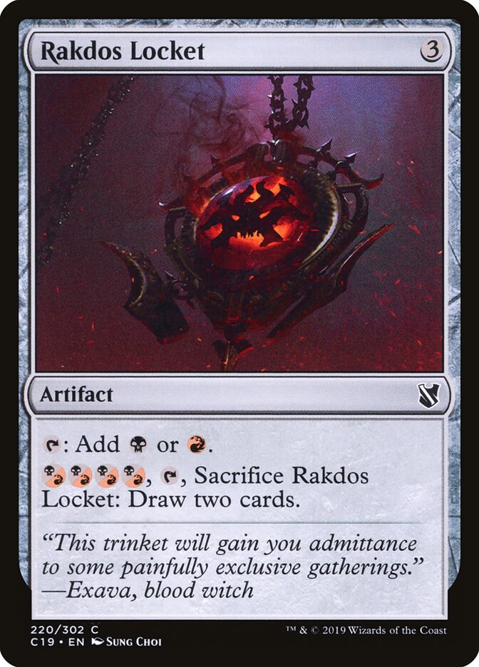 Medalhão Rakdos / Rakdos Locket - Magic: The Gathering - MoxLand