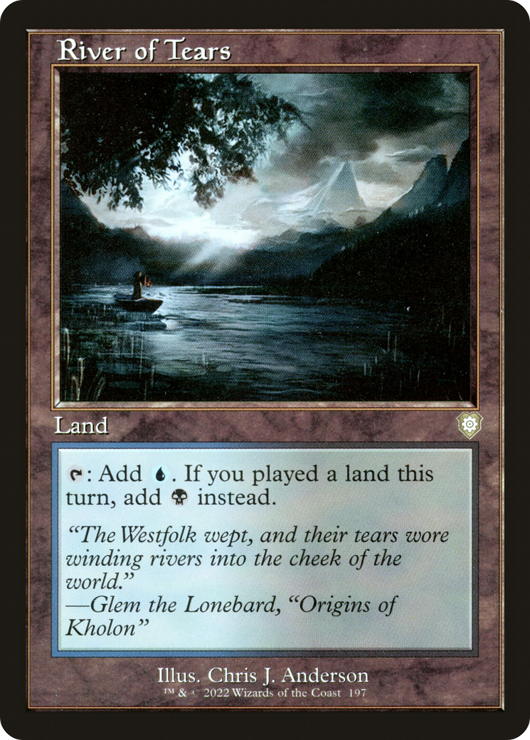 Rio de Lágrimas / River of Tears - Magic: The Gathering - MoxLand