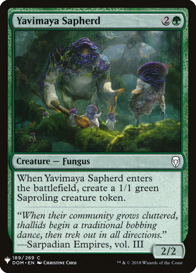 Saprastor de Yavimaya / Yavimaya Sapherd - Magic: The Gathering - MoxLand