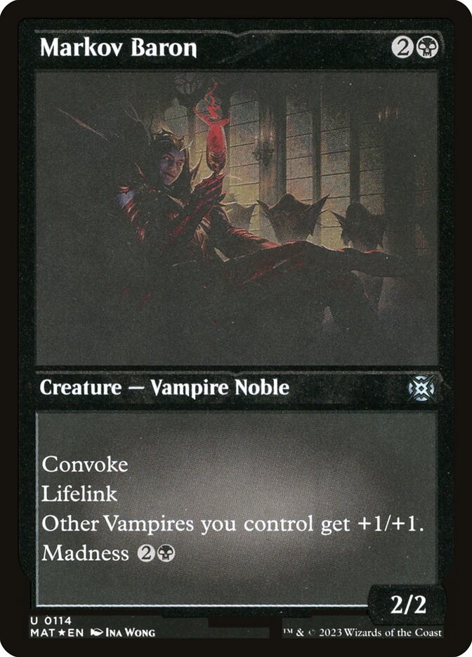 Barão Markov / Markov Baron - Magic: The Gathering - MoxLand