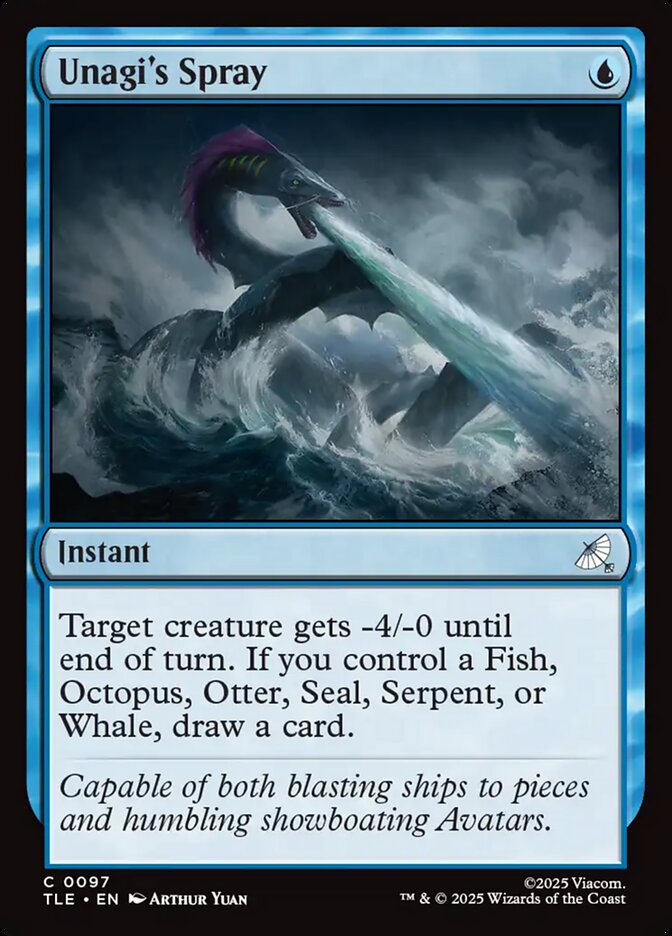 Jato de Unagi / Unagi's Spray - Magic: The Gathering - MoxLand
