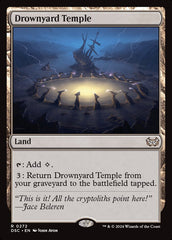 Templo da Costa Náufraga / Drownyard Temple - Magic: The Gathering - MoxLand