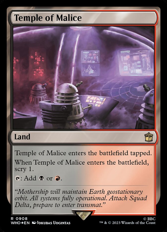 Templo da Maleficência / Temple of Malice - Magic: The Gathering - MoxLand