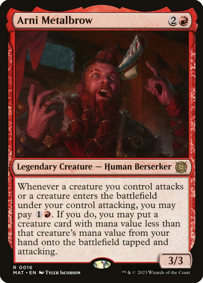 Arni Testa Metálica / Arni Metalbrow - Magic: The Gathering - MoxLand