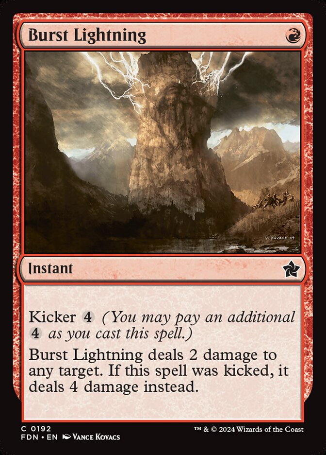 Explodir em Raios / Burst Lightning - Magic: The Gathering - MoxLand