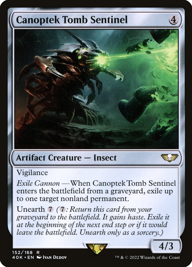 Sentinela das Tumbas Canopteca / Canoptek Tomb Sentinel - Magic: The Gathering - MoxLand