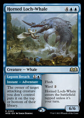 Baleia-lacustre-de-chifre / Horned Loch-Whale - Magic: The Gathering - MoxLand