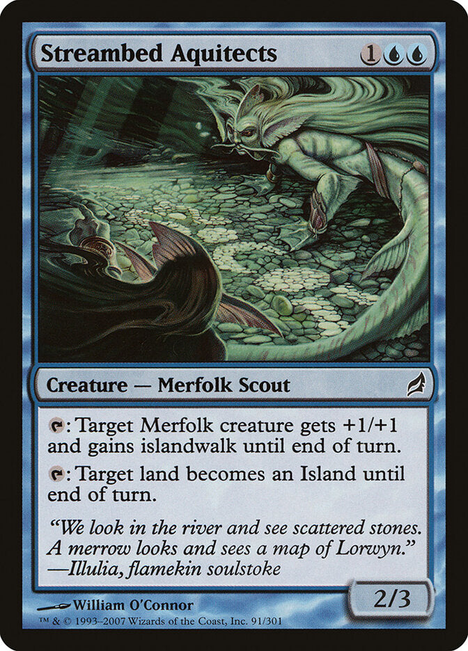 Aquatetos do Leito Fluvial / Streambed Aquitects - Magic: The Gathering - MoxLand