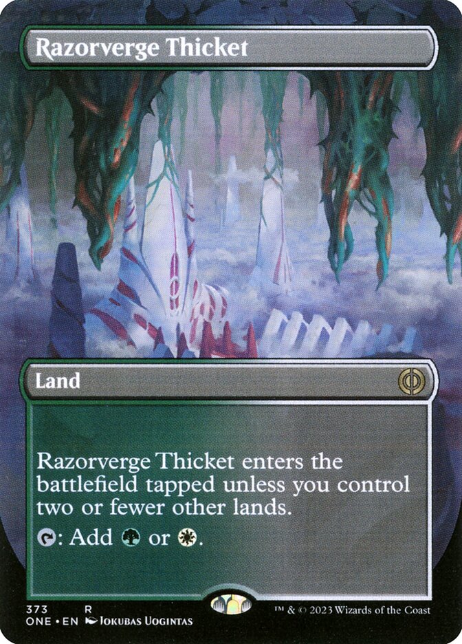 Bosque das Margens Cortantes / Razorverge Thicket - Magic: The Gathering - MoxLand