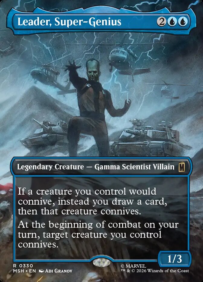 Leader, Super-Genius - Magic: The Gathering - MoxLand