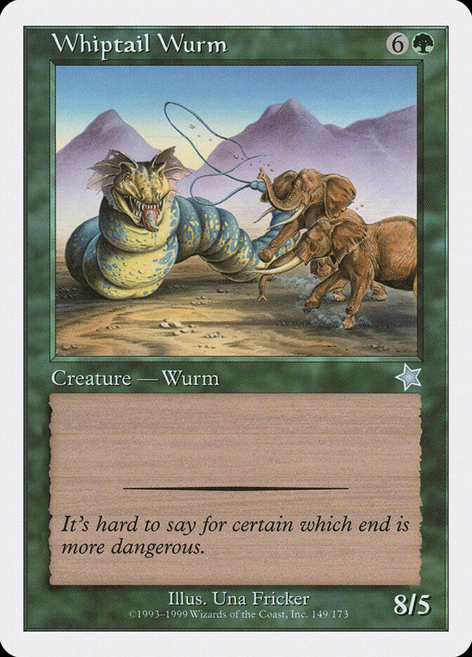 Whiptail Wurm - Magic: The Gathering - MoxLand