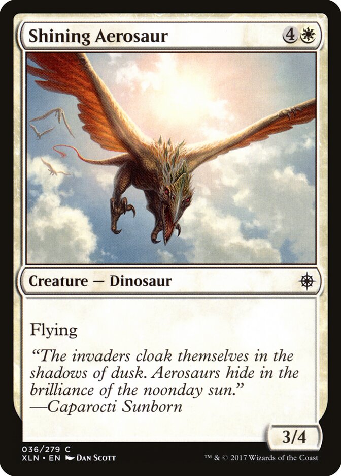 Aerossauro Reluzente / Shining Aerosaur - Magic: The Gathering - MoxLand