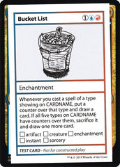 Bucket List - Magic: The Gathering - MoxLand