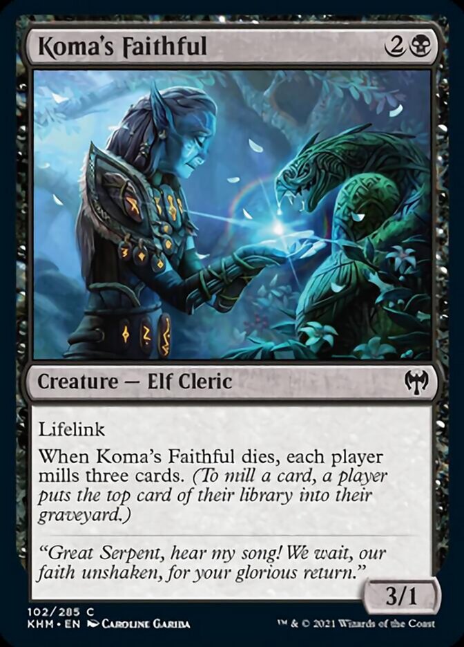 Fiel de Koma / Koma's Faithful - Magic: The Gathering - MoxLand