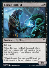Fiel de Koma / Koma's Faithful - Magic: The Gathering - MoxLand