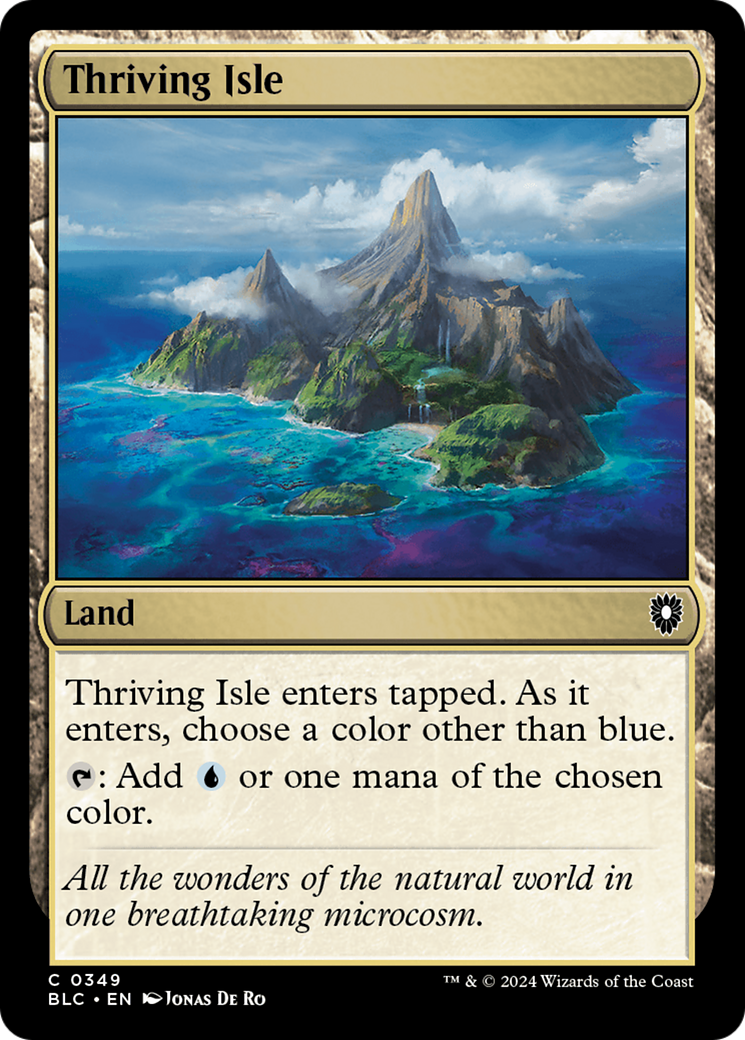 Ilha Vicejante / Thriving Isle - Magic: The Gathering - MoxLand