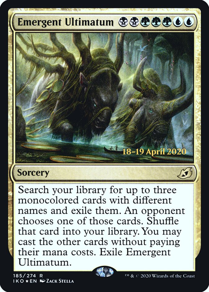 Ultimato Emergente / Emergent Ultimatum - Magic: The Gathering - MoxLand